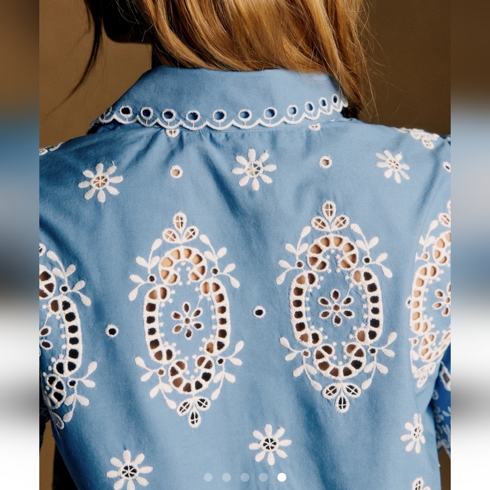 NWT Sezane Elvira Blouse - Picture 4 of 13